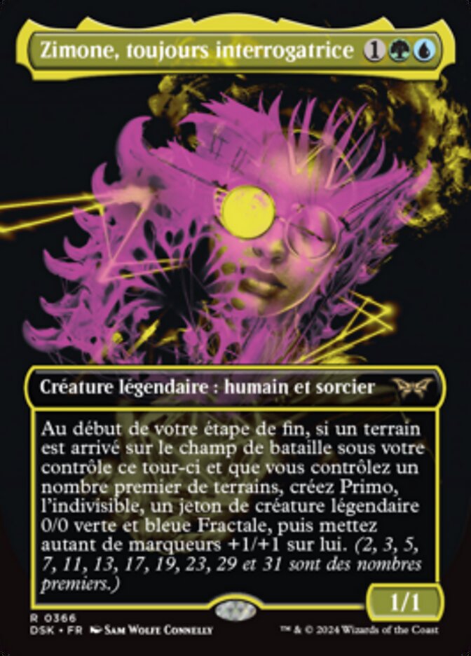 Zimone, toujours interrogatrice — Duskmourn: House of Horror 366/419