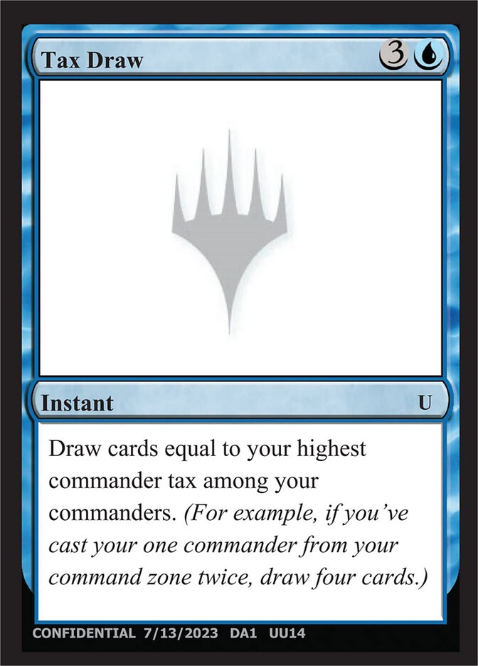 Tax Draw — Unknown Event UU14a/512