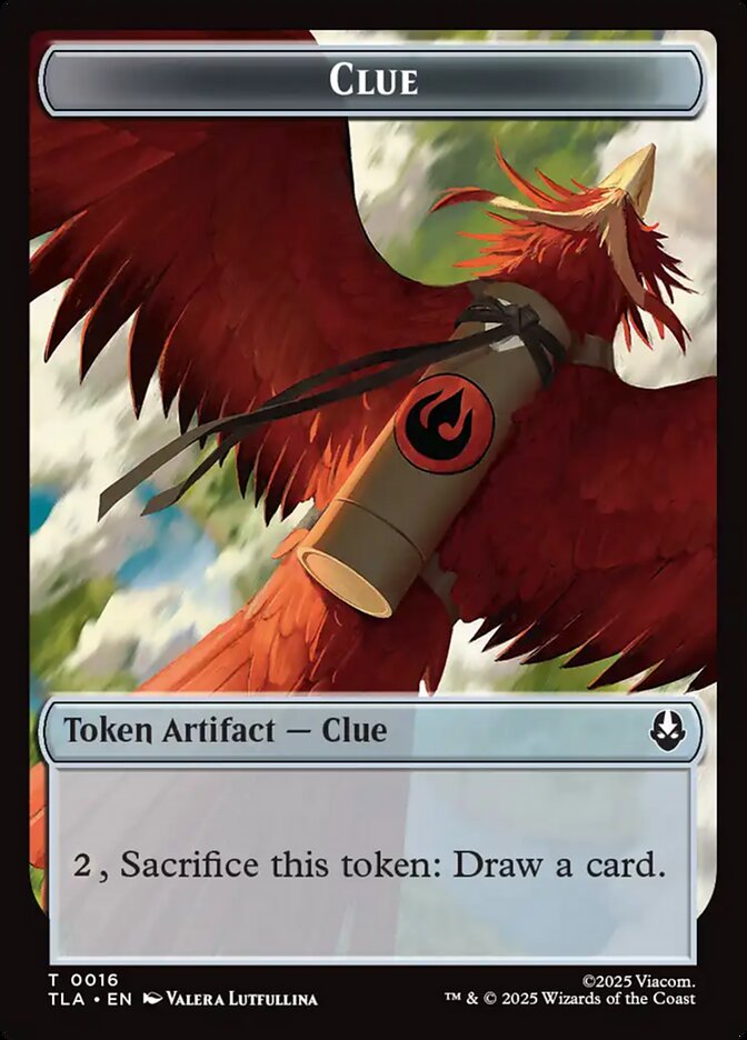 Clue — Avatar: The Last Airbender Tokens 16/22
