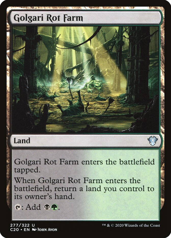 Golgari Rot Farm — Commander 2020 277/322