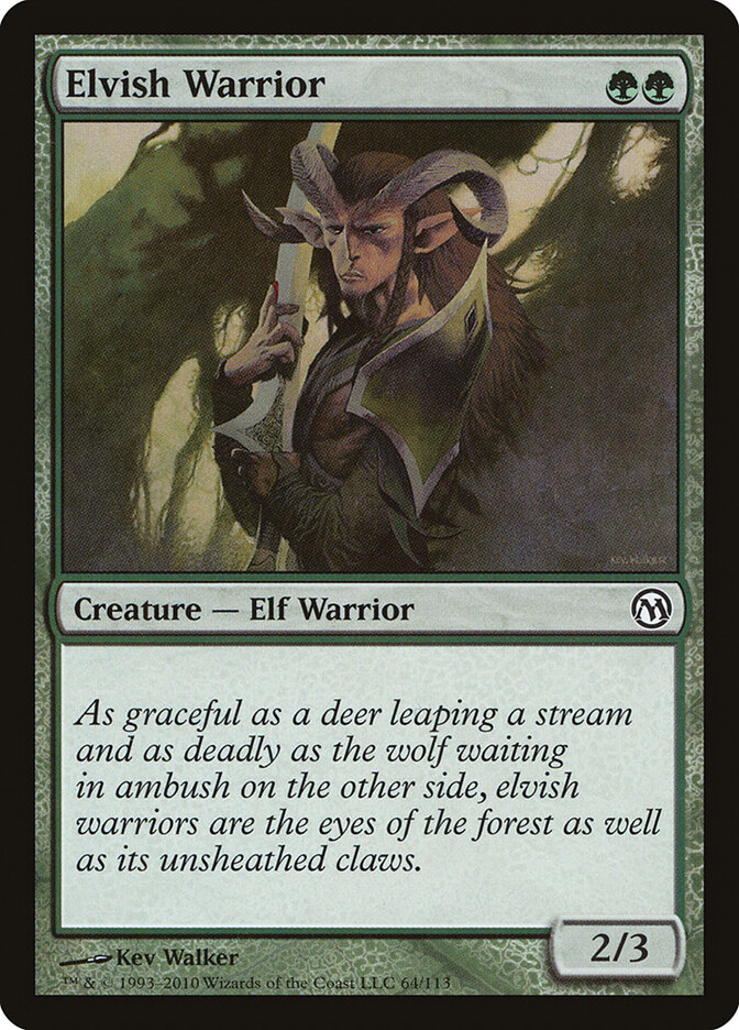 Elvish Warrior — Duels of the Planeswalkers 64/113