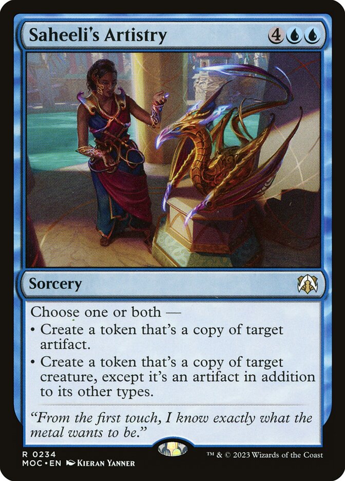 Art de Saheeli — March of the Machine Commander 234/450