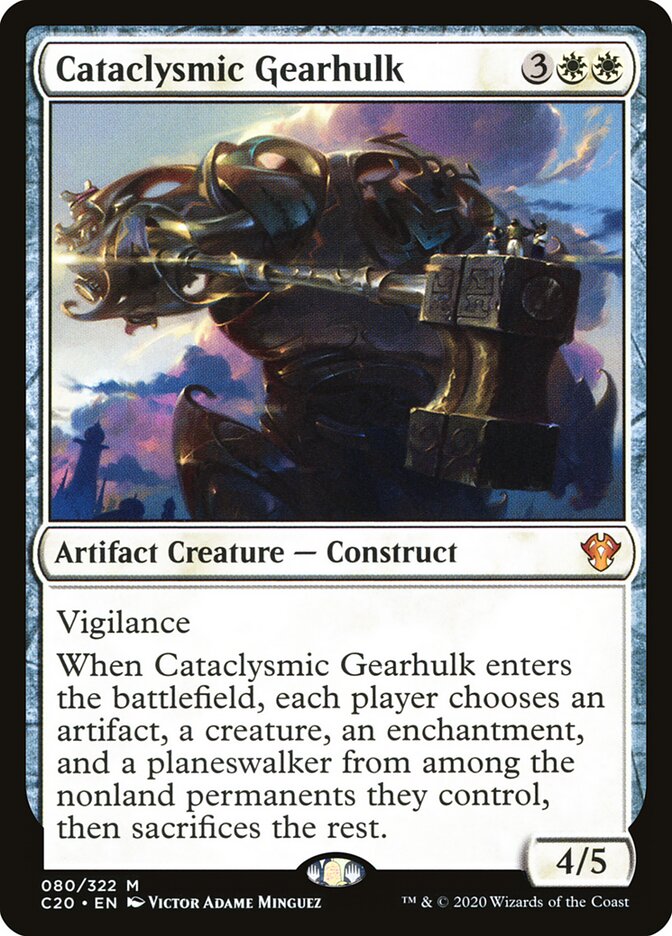 Cataclysmic Gearhulk — Commander 2020 80/322