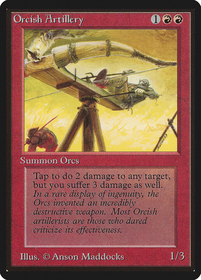 Orcish Artillery — Limited Edition Beta 166/302