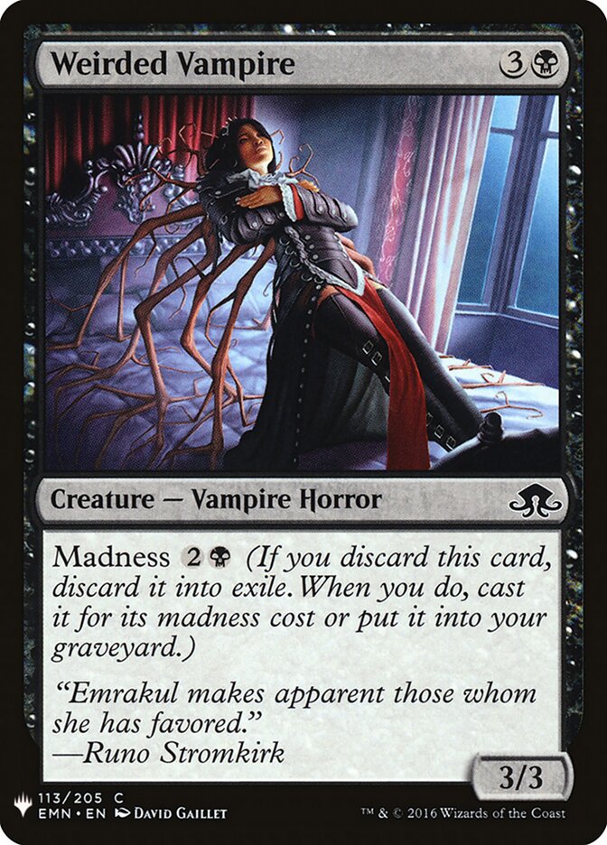 Weirded Vampire — The List EMN-113/5581
