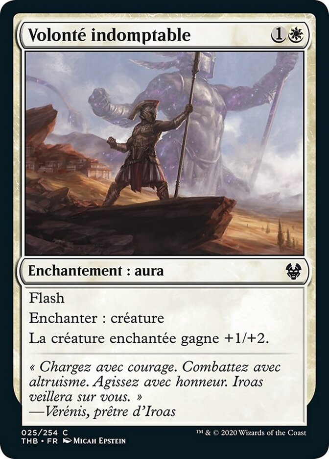 Volonté indomptable — Theros Beyond Death 25/358
