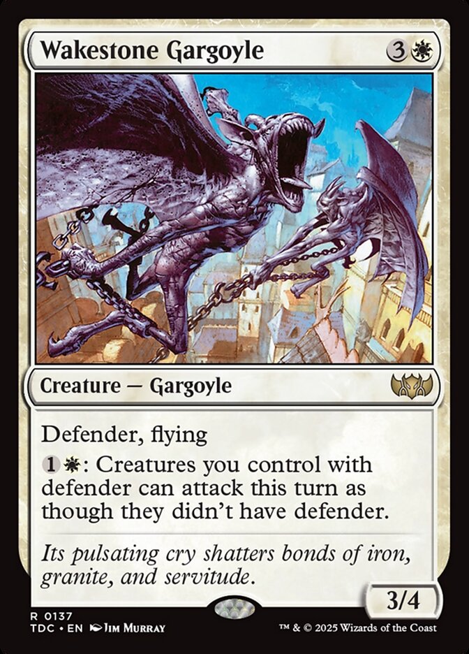 Wakestone Gargoyle — Tarkir: Dragonstorm Commander 137/413