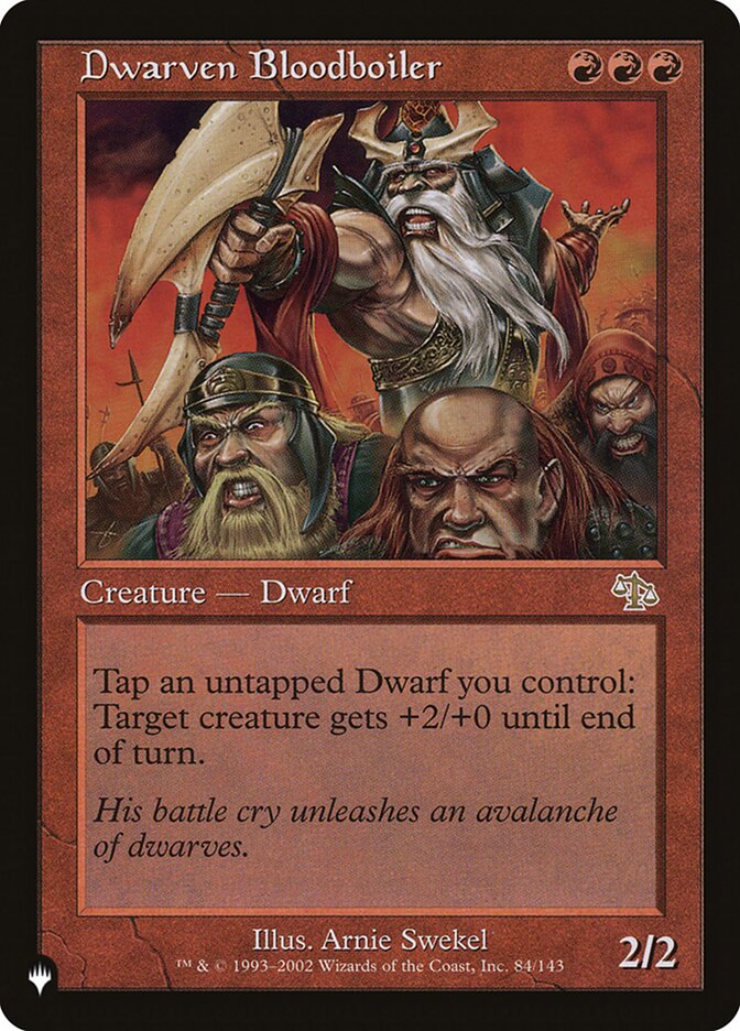 Dwarven Bloodboiler — The List JUD-84/5581
