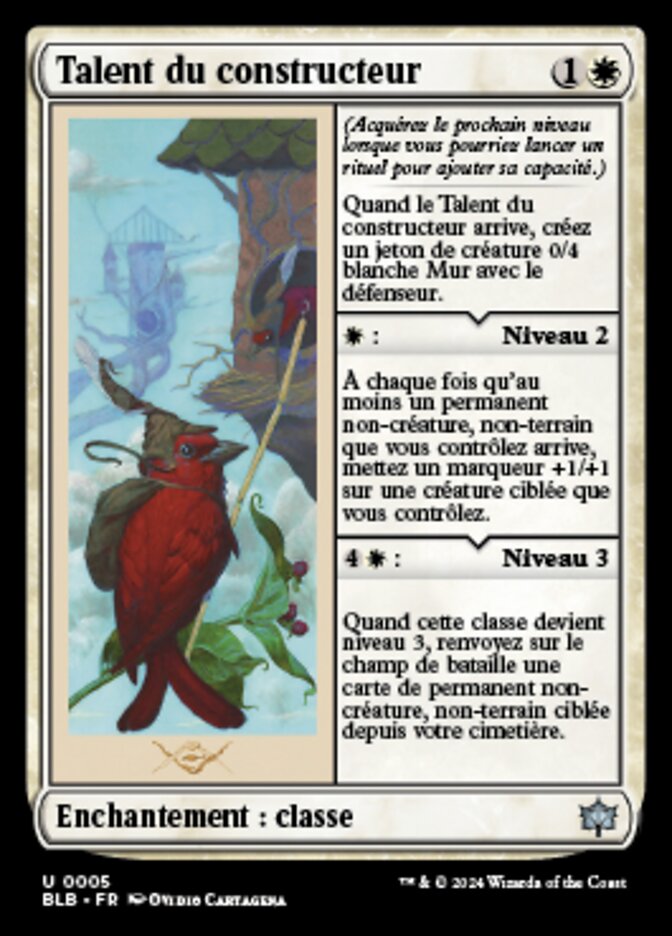 Talent du constructeur — Bloomburrow 5/398