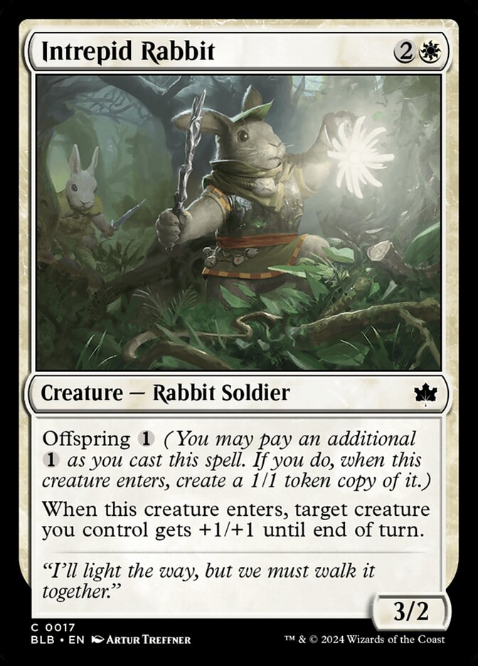 Lapine intrépide — Bloomburrow 17/398