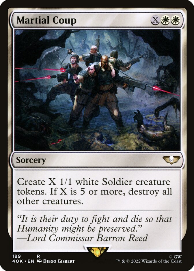 Martial Coup — Warhammer 40,000 Commander 189/617