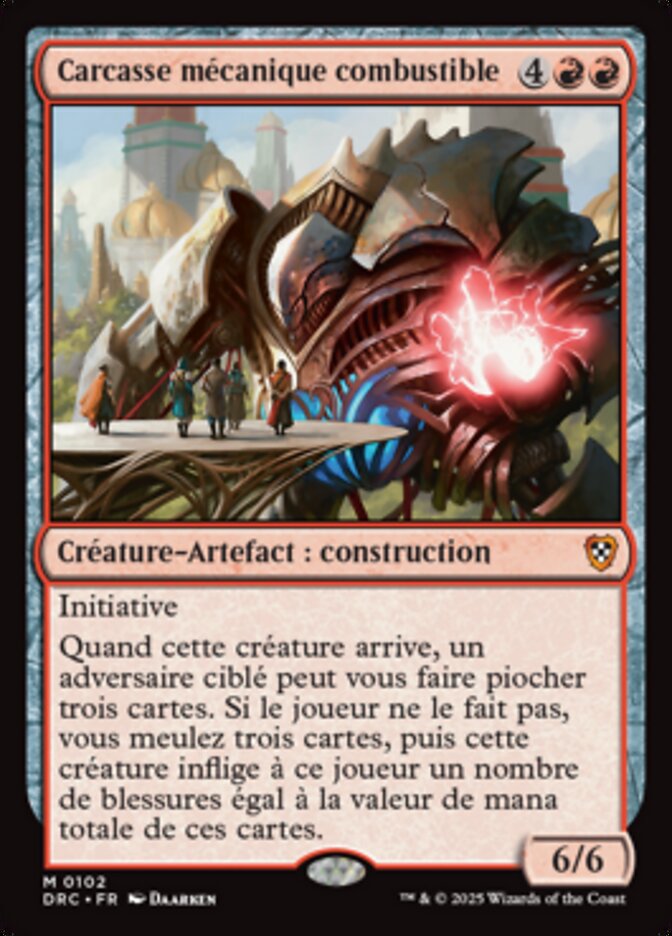Carcasse mécanique combustible — Aetherdrift Commander 102/184