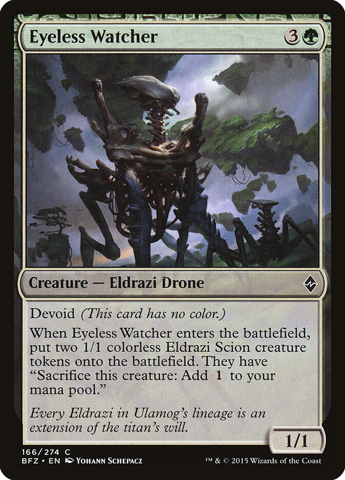 Eyeless Watcher — Battle for Zendikar 166/299
