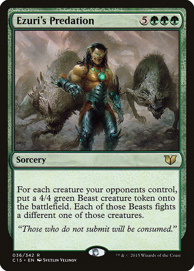 Ezuri's Predation — Commander 2015 36/342