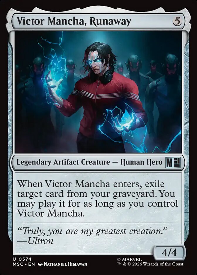 Victor Mancha, Runaway — Marvel Super Heroes Commander 574/866