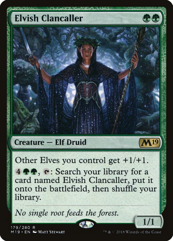 Elvish Clancaller — Core Set 2019 179/314