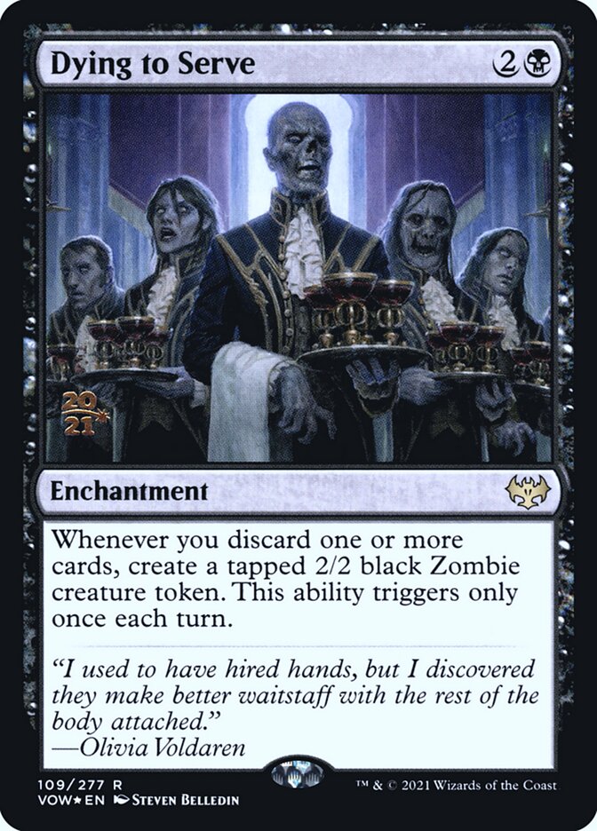 Dying to Serve — Innistrad: Crimson Vow Promos 109s/121
