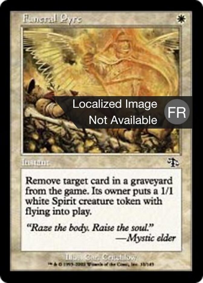 Bûcher funéraire — Judgment 10/143