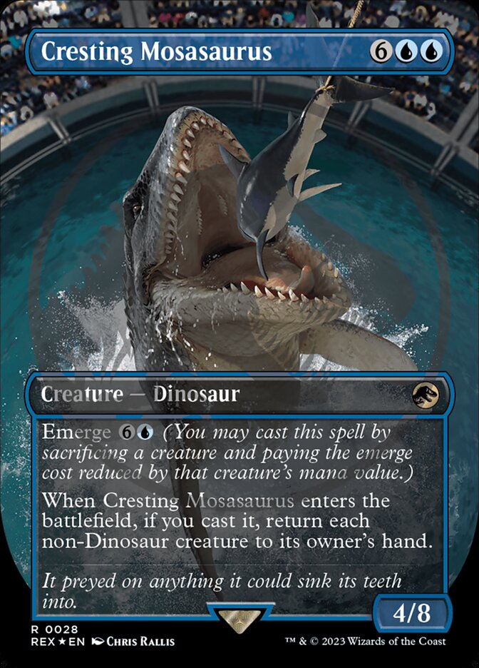 Cresting Mosasaurus — Jurassic World Collection 28/45