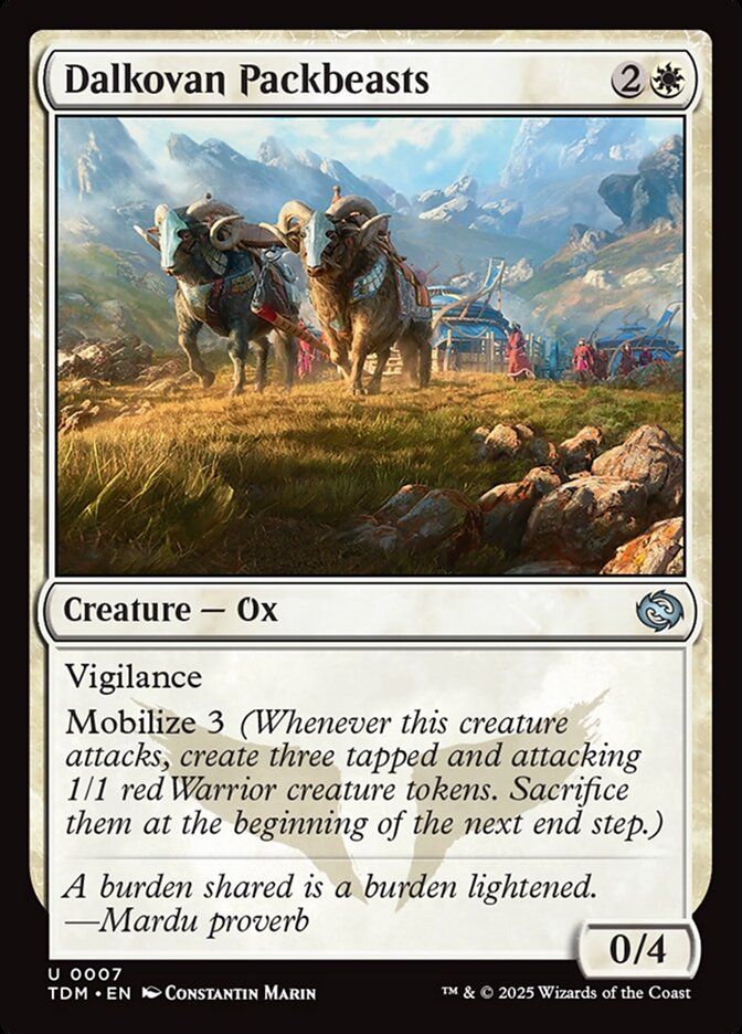 Dalkovan Packbeasts — Tarkir: Dragonstorm 7/427