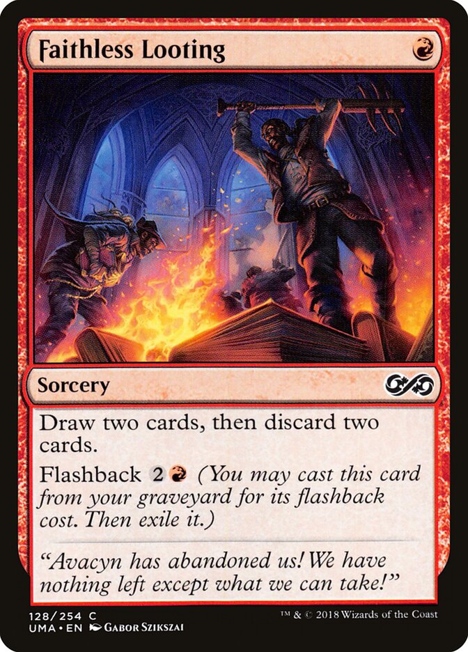Faithless Looting — Ultimate Masters 128/254