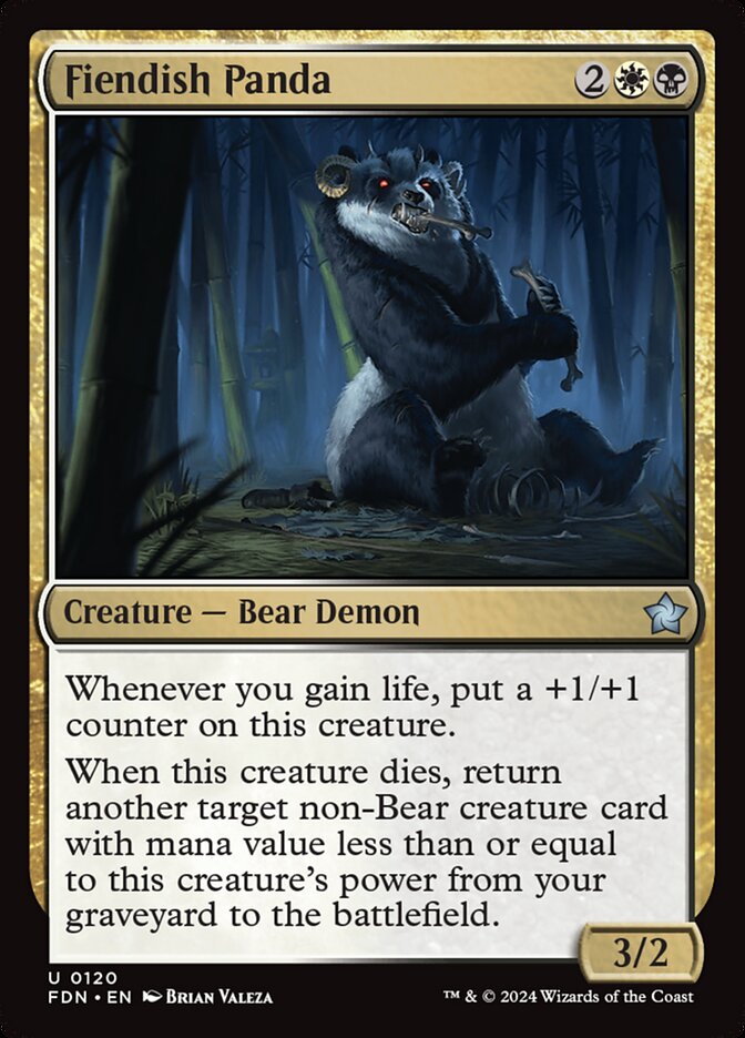 Fiendish Panda — Foundations 120/771