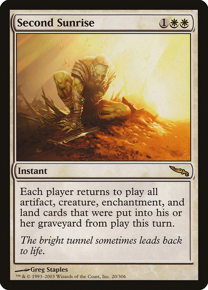 Second Sunrise — Mirrodin 20/306