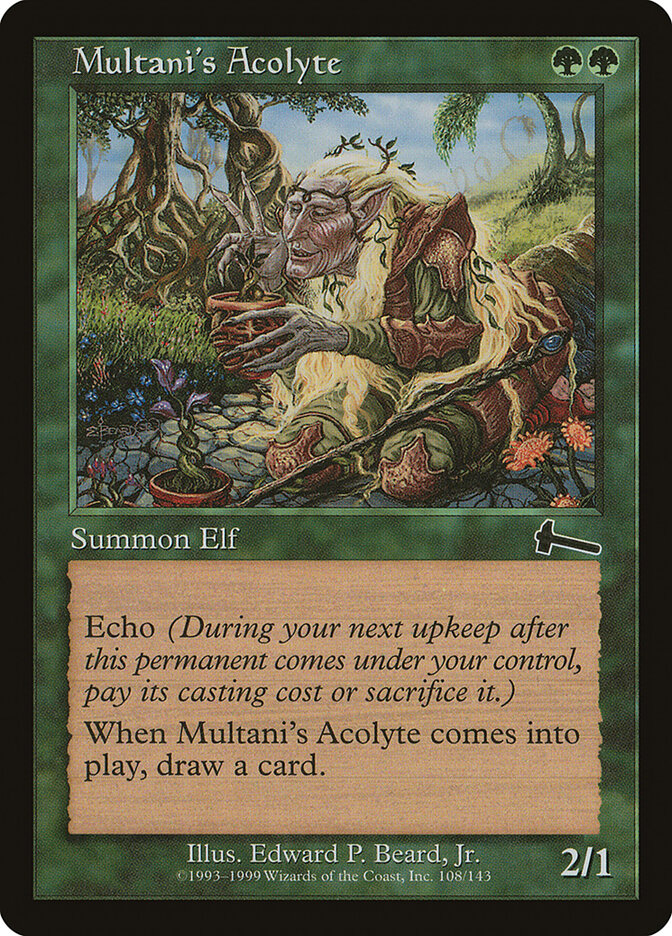 Multani's Acolyte — Urza's Legacy 108/143
