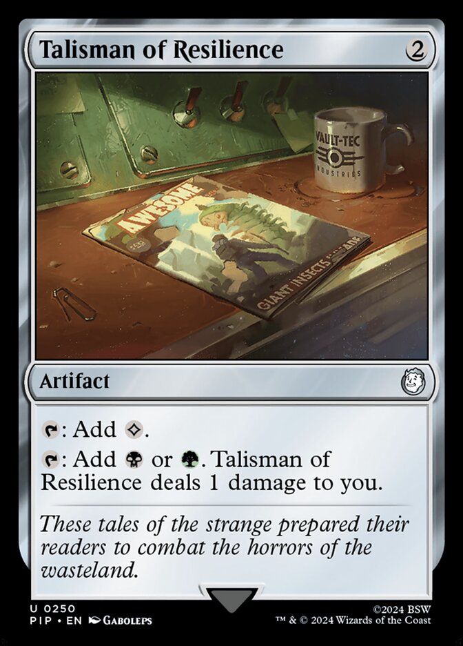 Talisman of Resilience — Fallout 250/1068
