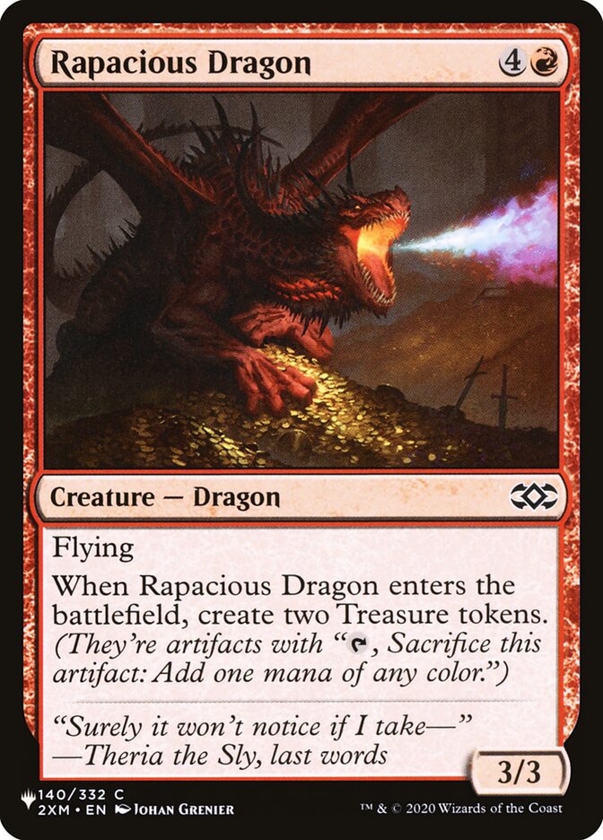 Rapacious Dragon — The List 2XM-140/5581