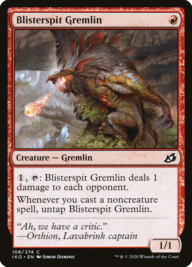 Blisterspit Gremlin — Ikoria: Lair of Behemoths 108/388