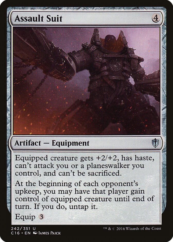Assault Suit — Commander 2016 242/351