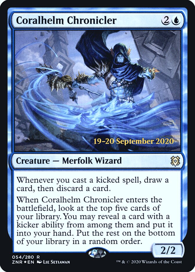 Coralhelm Chronicler — Zendikar Rising Promos 54s/153