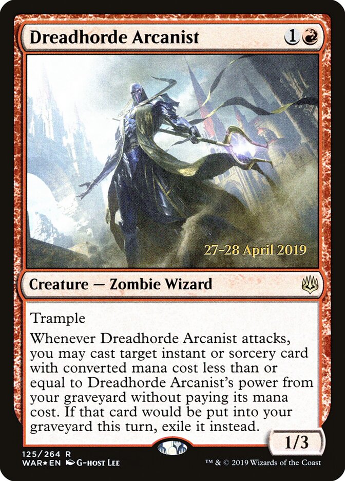 Dreadhorde Arcanist — War of the Spark Promos 125s/176