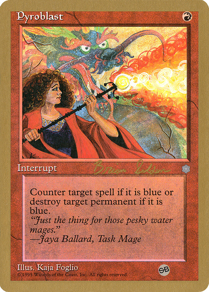 Pyroblast — World Championship Decks 1998 bs213sb/117