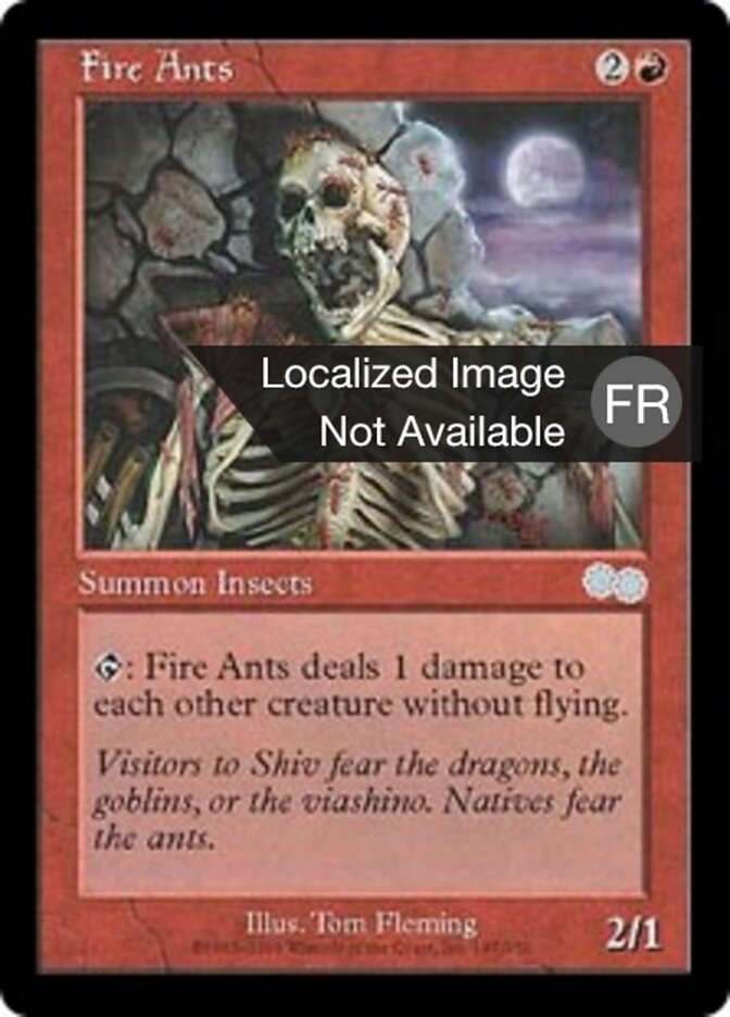 Fourmis de feu — Urza's Saga 187/357