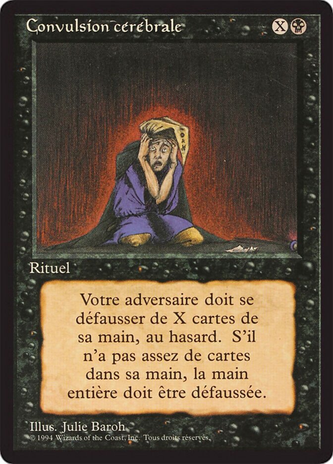 Convulsion cérébrale — Foreign Black Border 117/307