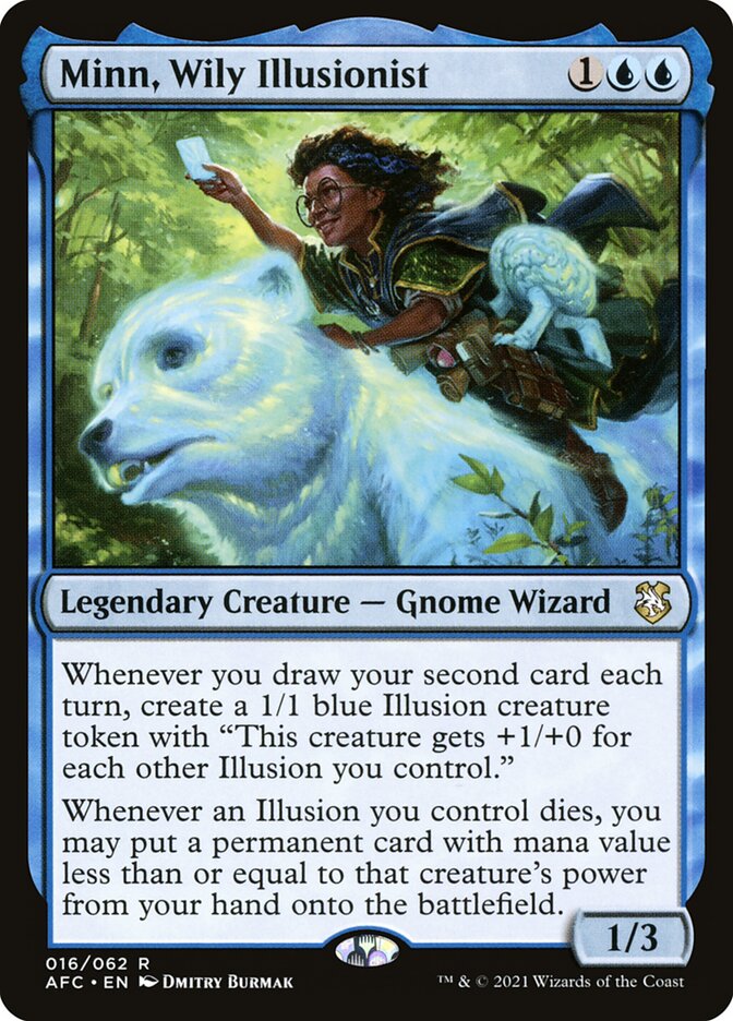 Minn, Wily Illusionist — Forgotten Realms Commander 16/331