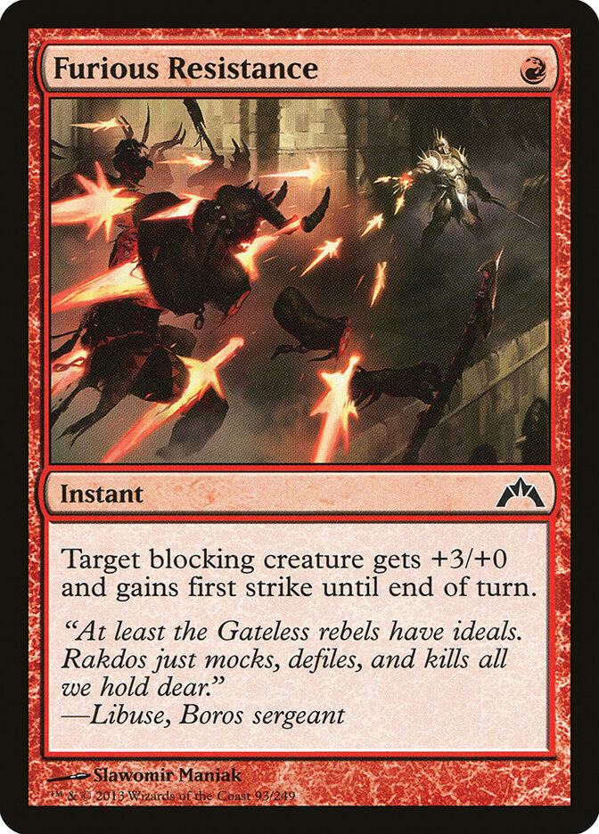 Furious Resistance — Gatecrash 93/249