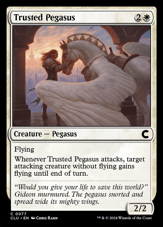 Trusted Pegasus — Ravnica: Clue Edition 77/284