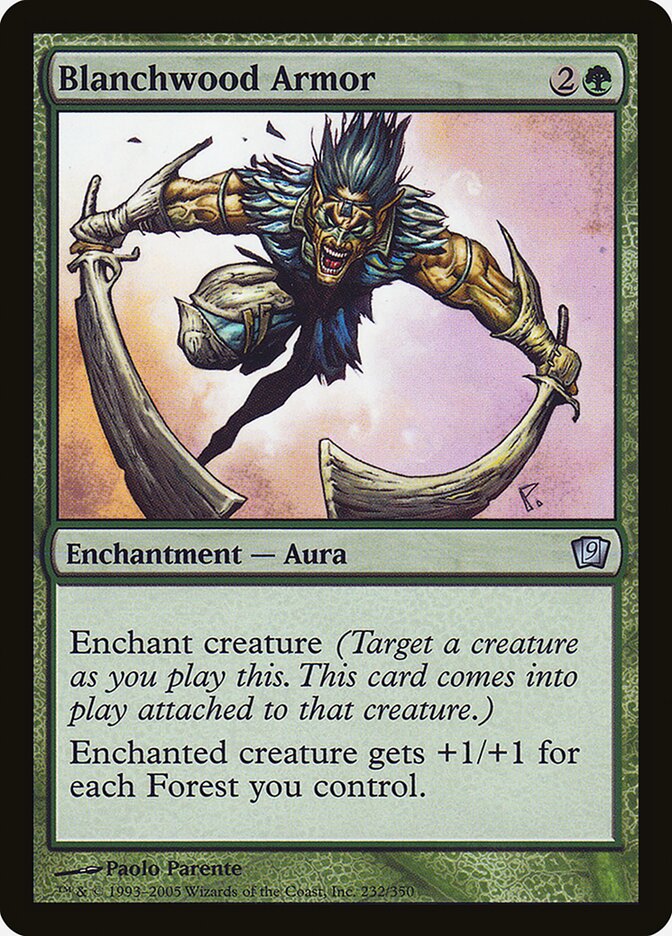 Blanchwood Armor — Ninth Edition 232★/709