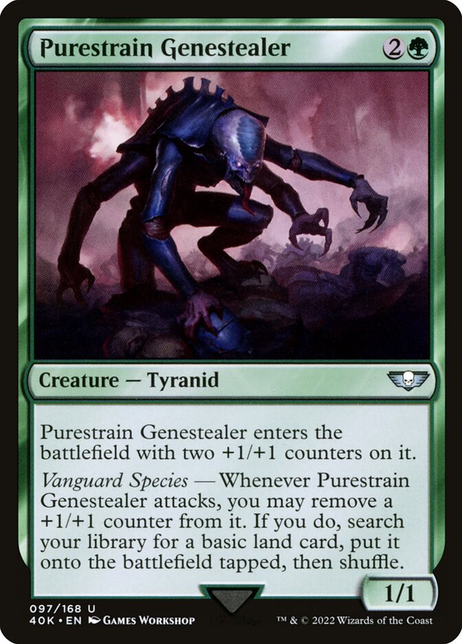 Purestrain Genestealer — Warhammer 40,000 Commander 97/617