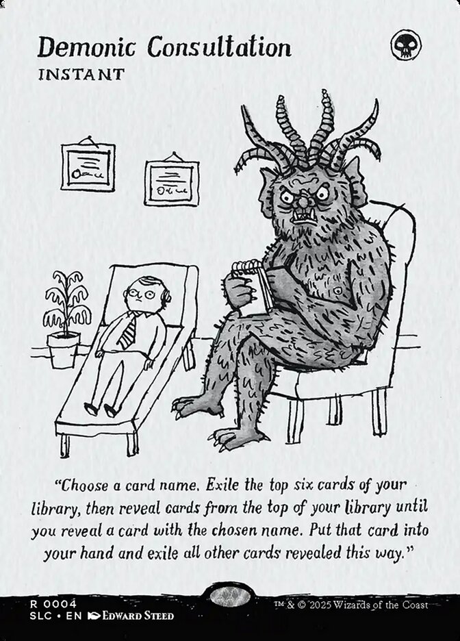 Demonic Consultation — Secret Lair Countdown 4/84