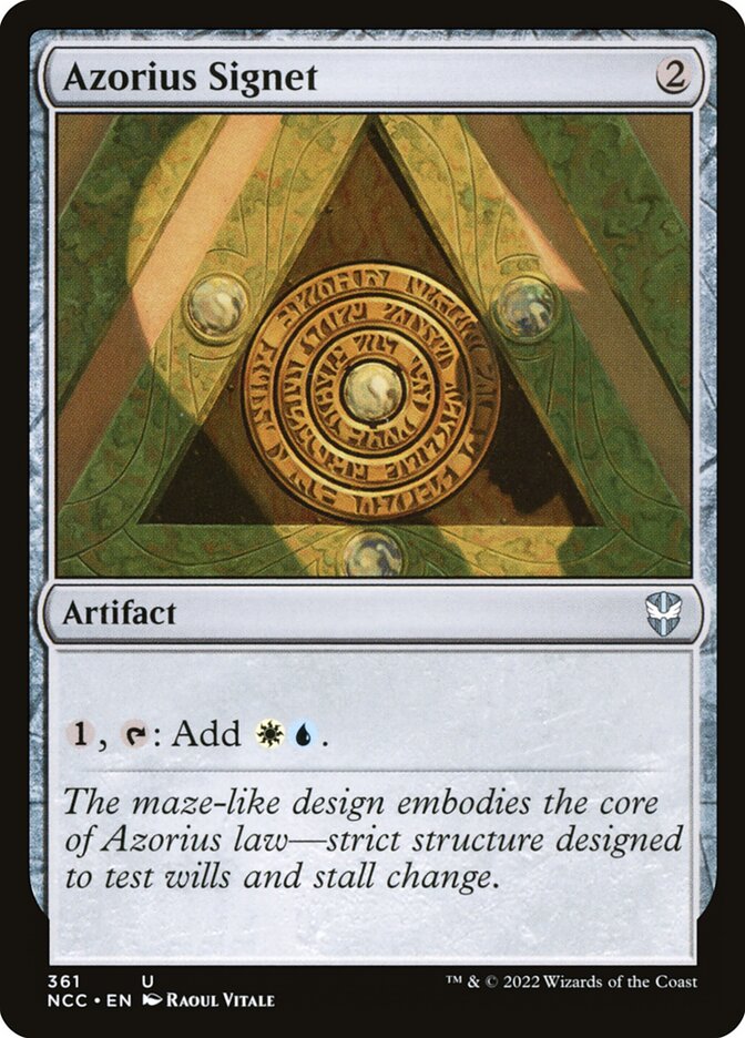 Azorius Signet — New Capenna Commander 361/447