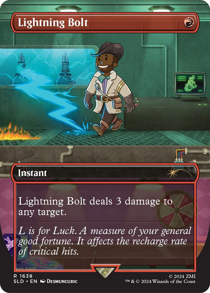 Lightning Bolt — Secret Lair Drop 1638/2754
