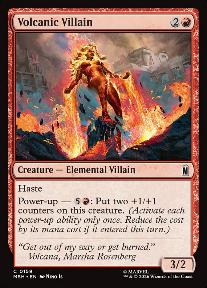 Vilaine volcanique — Marvel Super Heroes 159/453