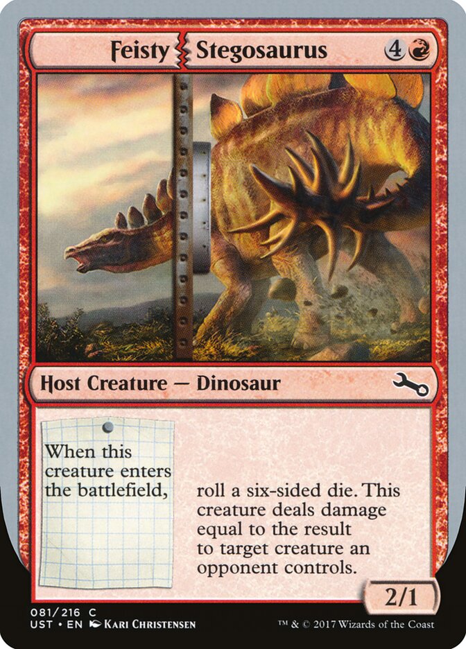 Feisty Stegosaurus — Unstable 81/268