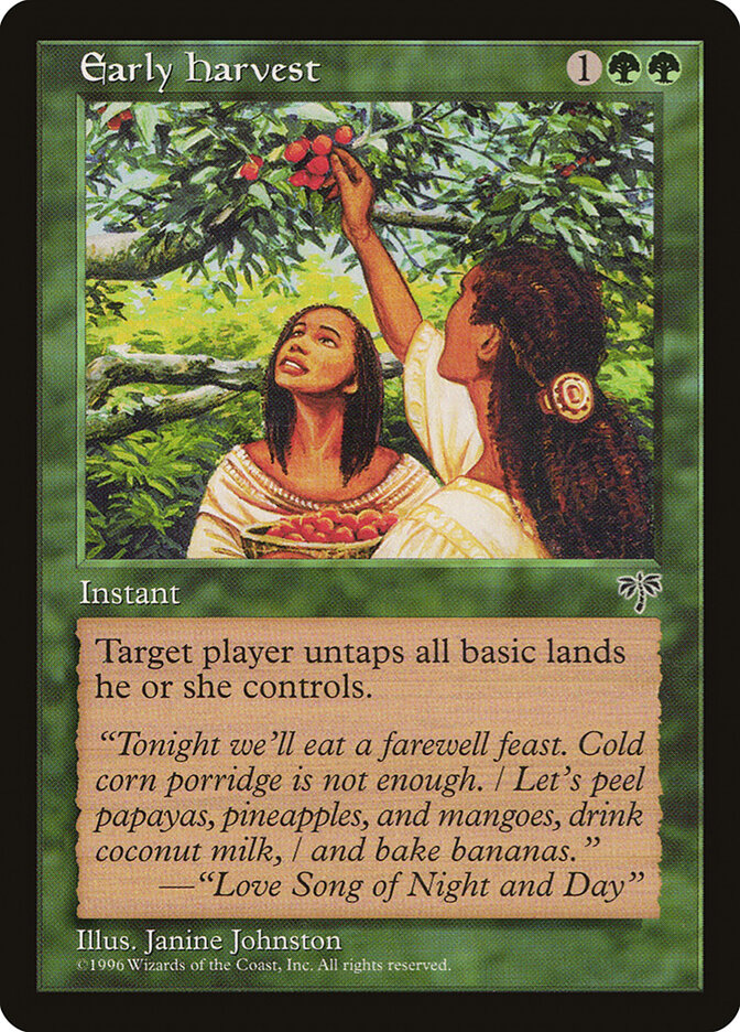 Early Harvest — Mirage 213/351