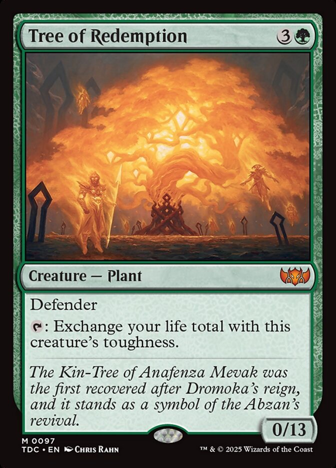 Tree of Redemption — Tarkir: Dragonstorm Commander 97/413