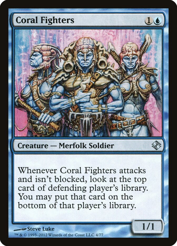Coral Fighters — Duel Decks: Venser vs. Koth 4/77